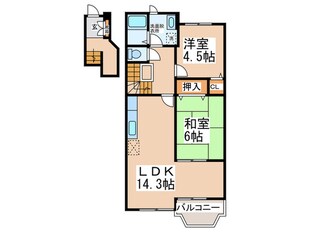 コモド・アビタ－レの物件間取画像